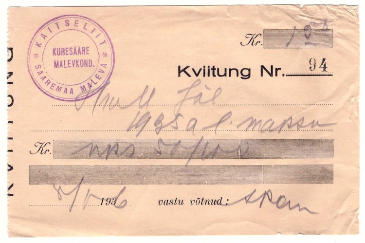 Saaremaa KL aastamaksu kwitung.jpg